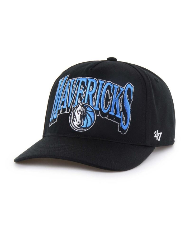 Men's Black Dallas Mavericks Every Time Past Champs Hitch Adjustable Hat