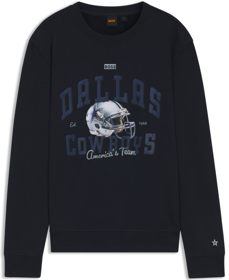BOSS x DALLAS COWBOYS Helmet Graphic Sweatshirt