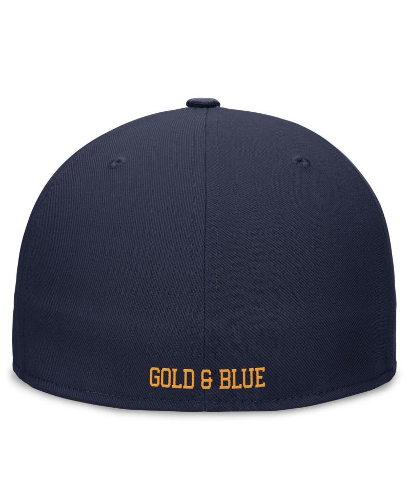 Men's Navy West Virginia Mountaineers Legacy True Fitted Hat
