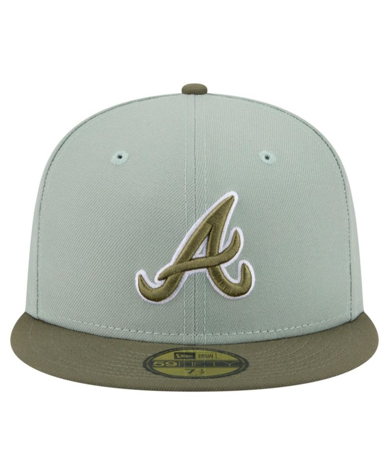 Men's Green/Olive Atlanta Braves Color Pack 59FIFTY Fitted Hat