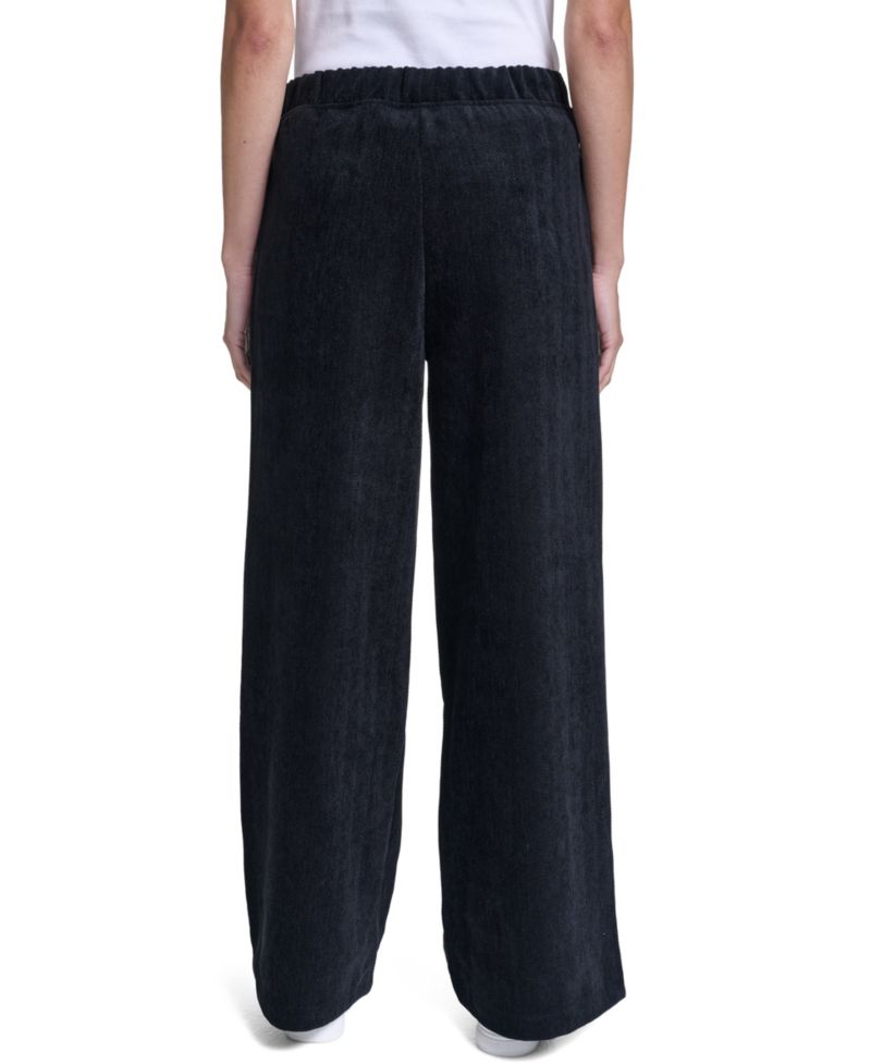Women's High-Rise Wide-Leg Herringbone Pants