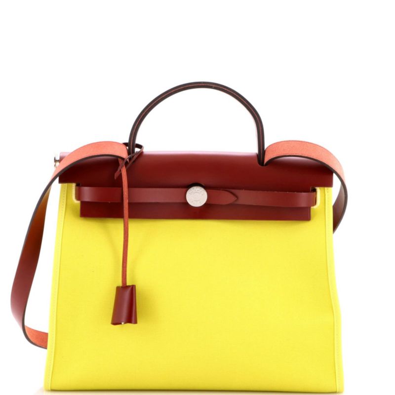 31 Herbag Zip Leather and Toile