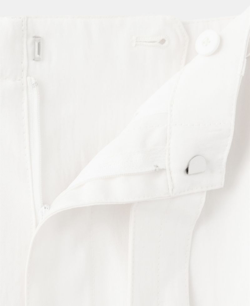 Women's Straight-Fit Mid-Rise Pleated Pants