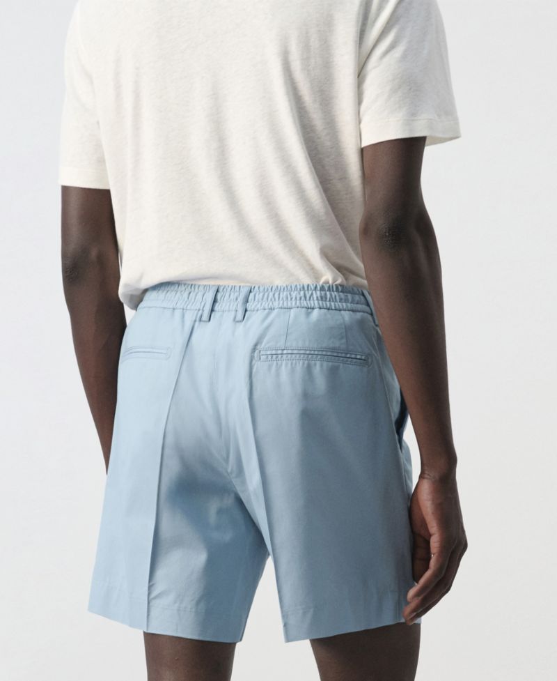 Men's Slim-Fit Cotton-Lyocell 6.69" Bermuda Shorts