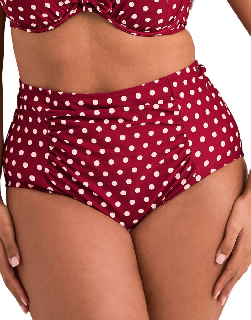 Plus Size Shelbie Swimwear High-Waist Bikini Bottom