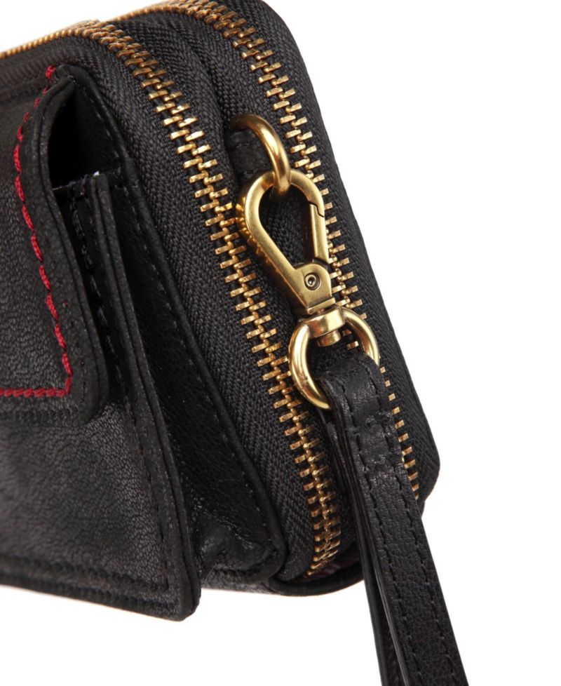 Northwood Mini Leather Crossbody Wallet