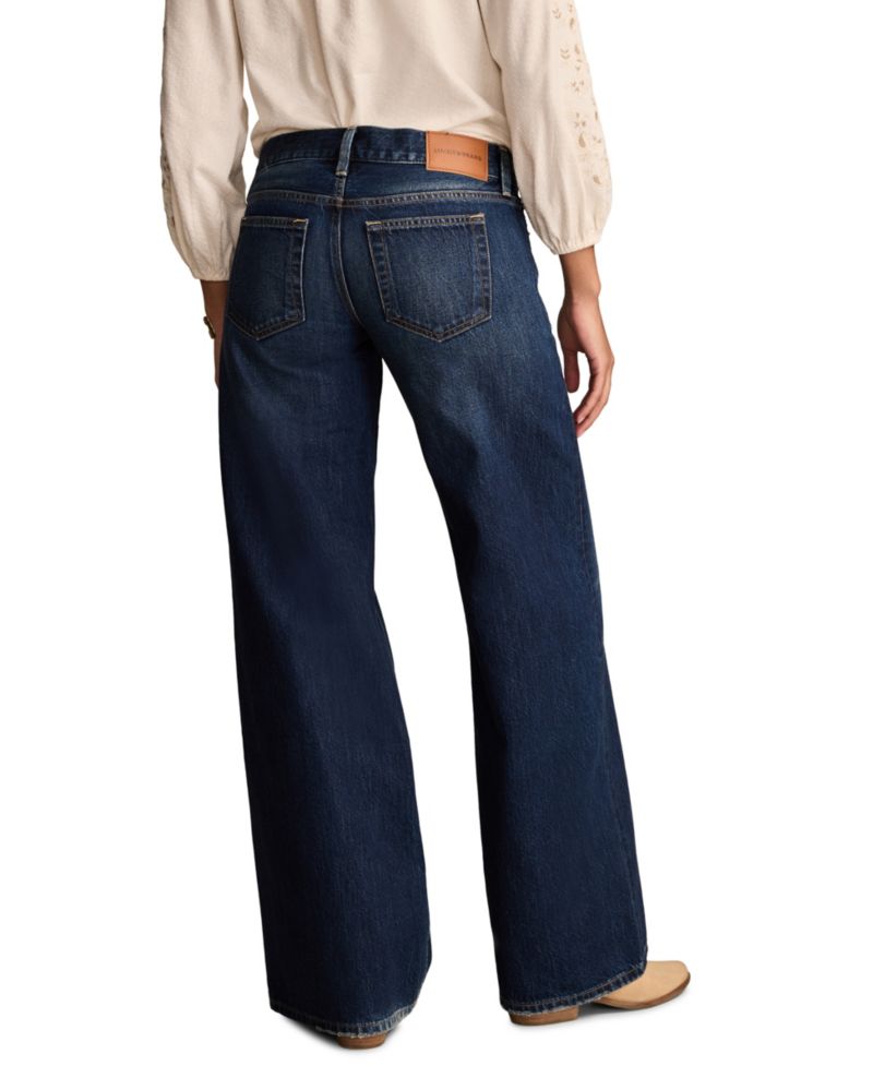 Women's Low-Rise Wide-Leg Jeans