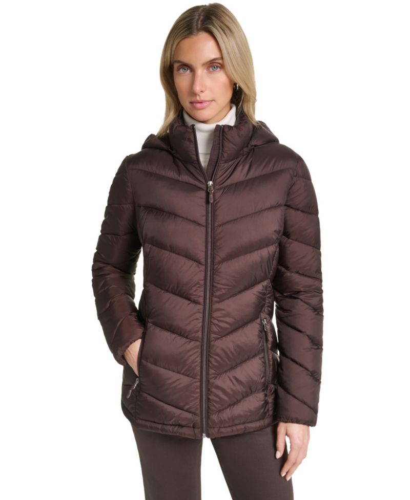 Women's Packable Hooded Puffer Coat