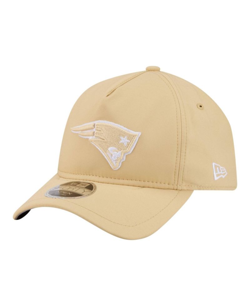Men's Tan New England Patriots Apex 9FORTY Adjustable Hat