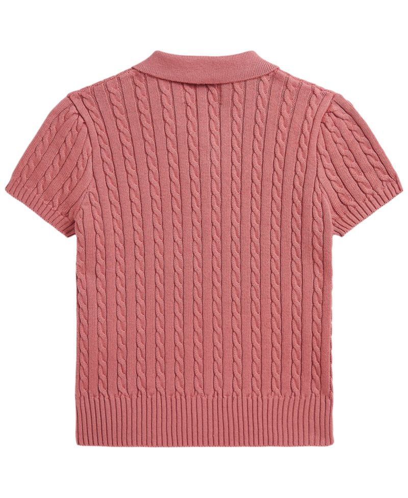 Girls' 2T-6X Short-Sleeve Polo Sweater