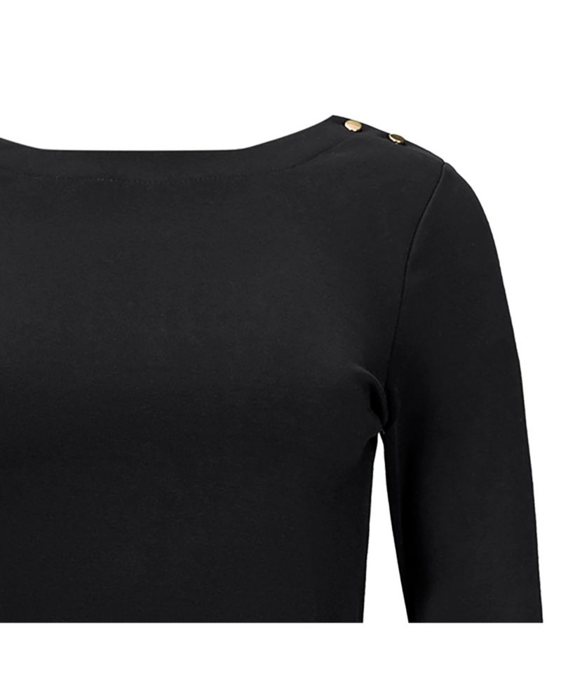 Women's Hope and Henry Long Sleeve French Skater Dress