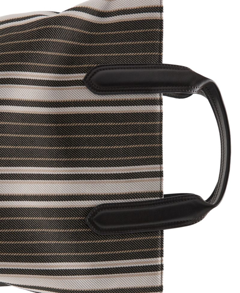 Men's Striped Tote Bag