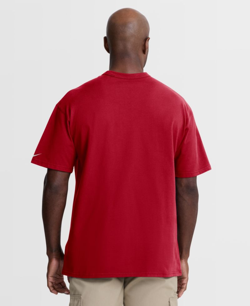 Men's Scarlet San Francisco 49ers The Forward Heavyweight Max90 T-Shirt