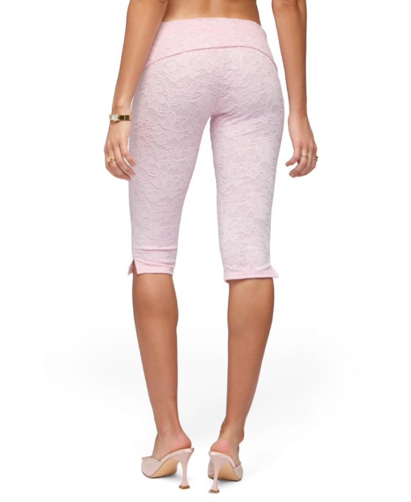 Women's Talisa Foldover Lace Capri Leggings