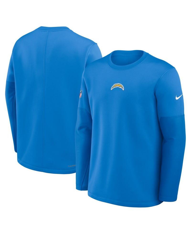 Men's Powder Blue Los Angeles Chargers Sideline Scripted to Win Performance Long Sleeve T-Shirt