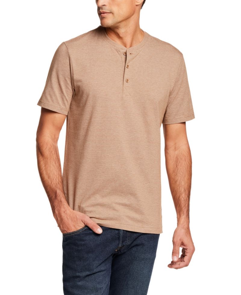 Men's Micro-Stripe Short-Sleeve T-Shirt