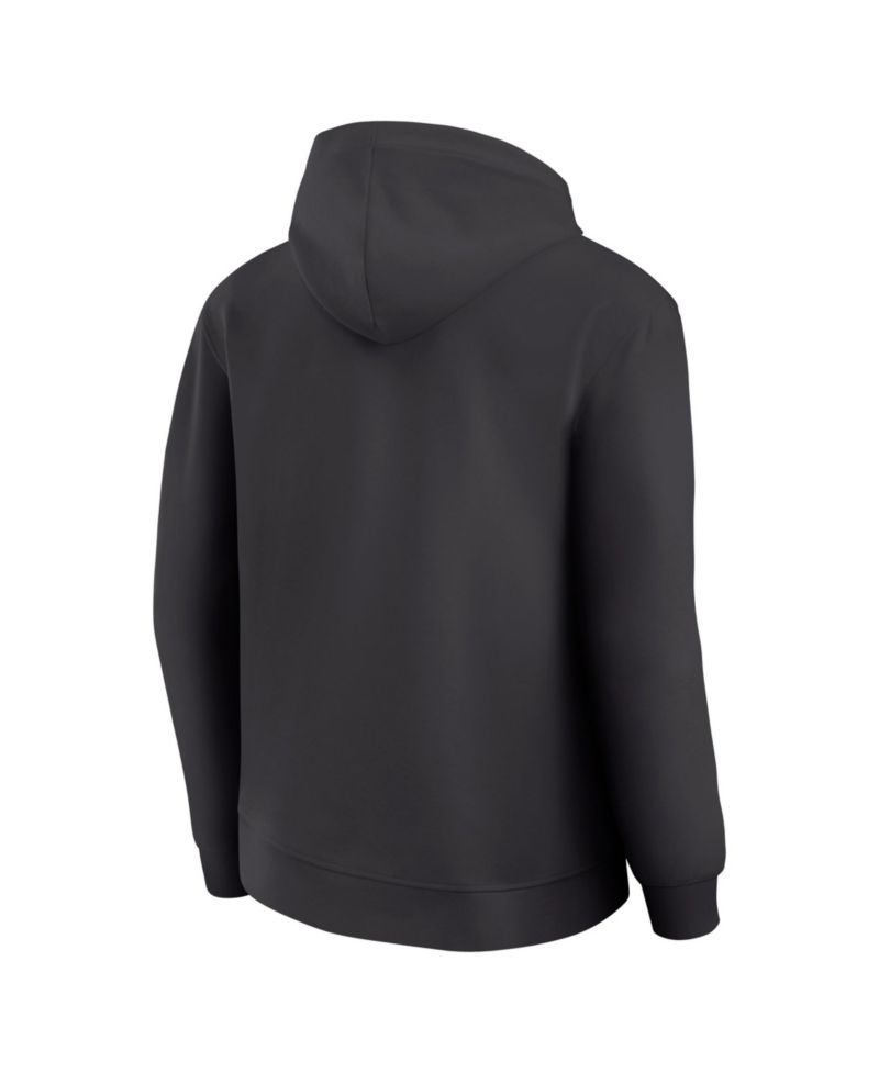 Men's Charcoal New York Mets Clutch Tri-Blend Hoodie