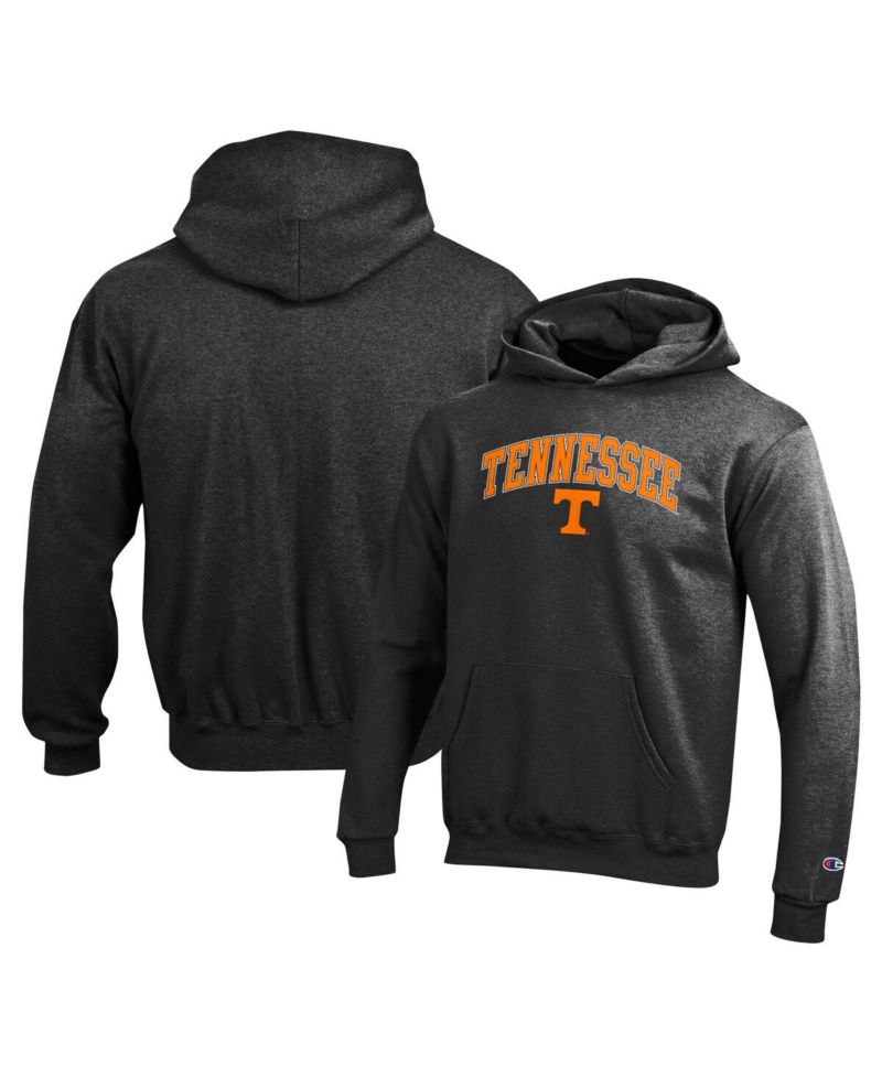 Big Boys and Girls Heather Charcoal Tennessee Volunteers Campus Pullover Hoodie