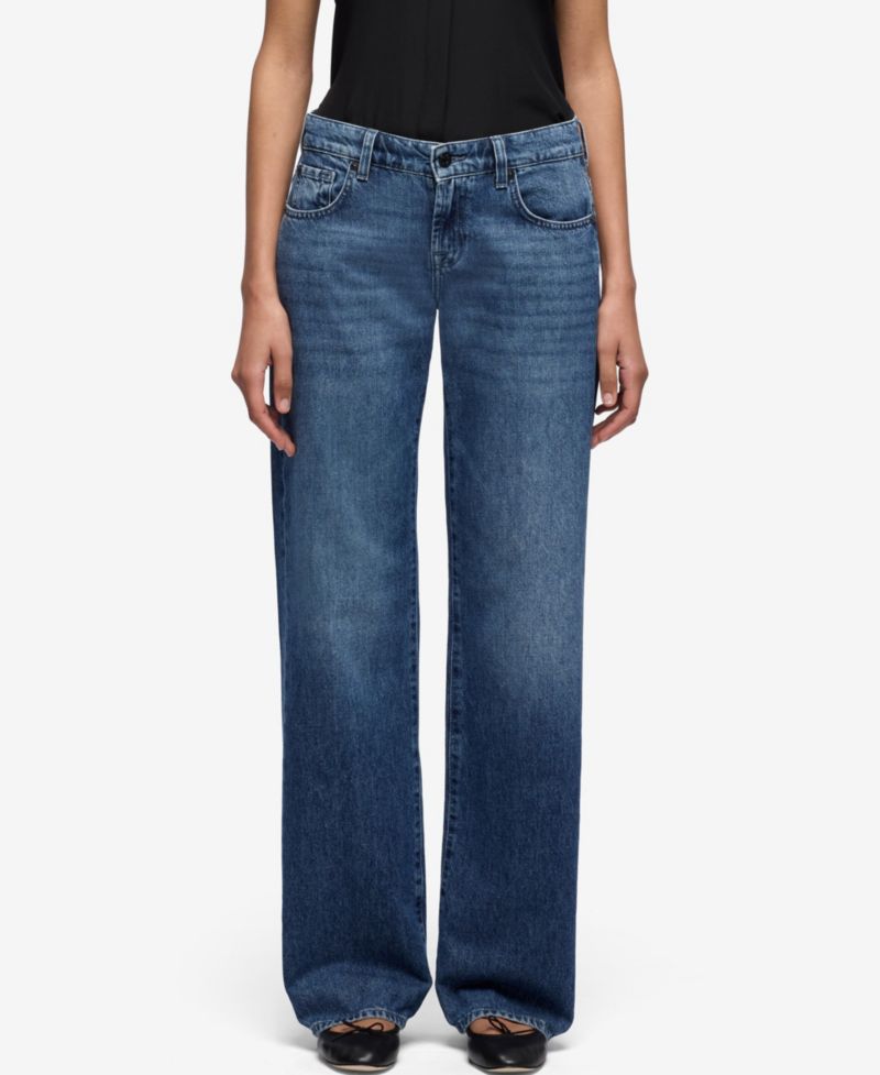 Women's Low-Rise Straight Jeans