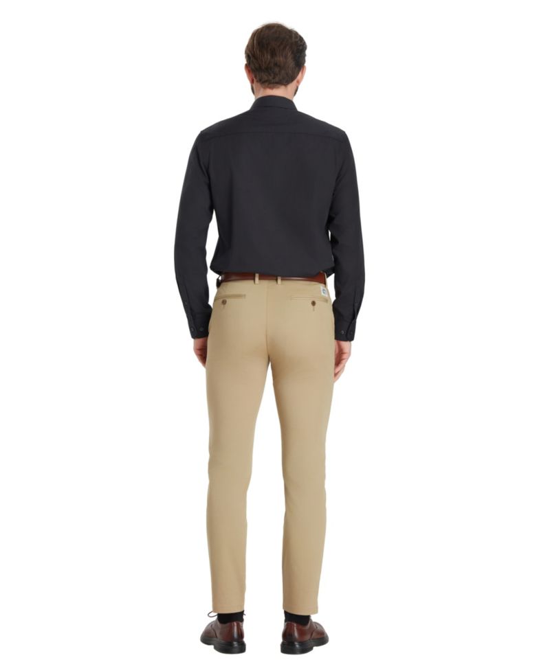 Men's Slim-Fit Solid Dress Shirt