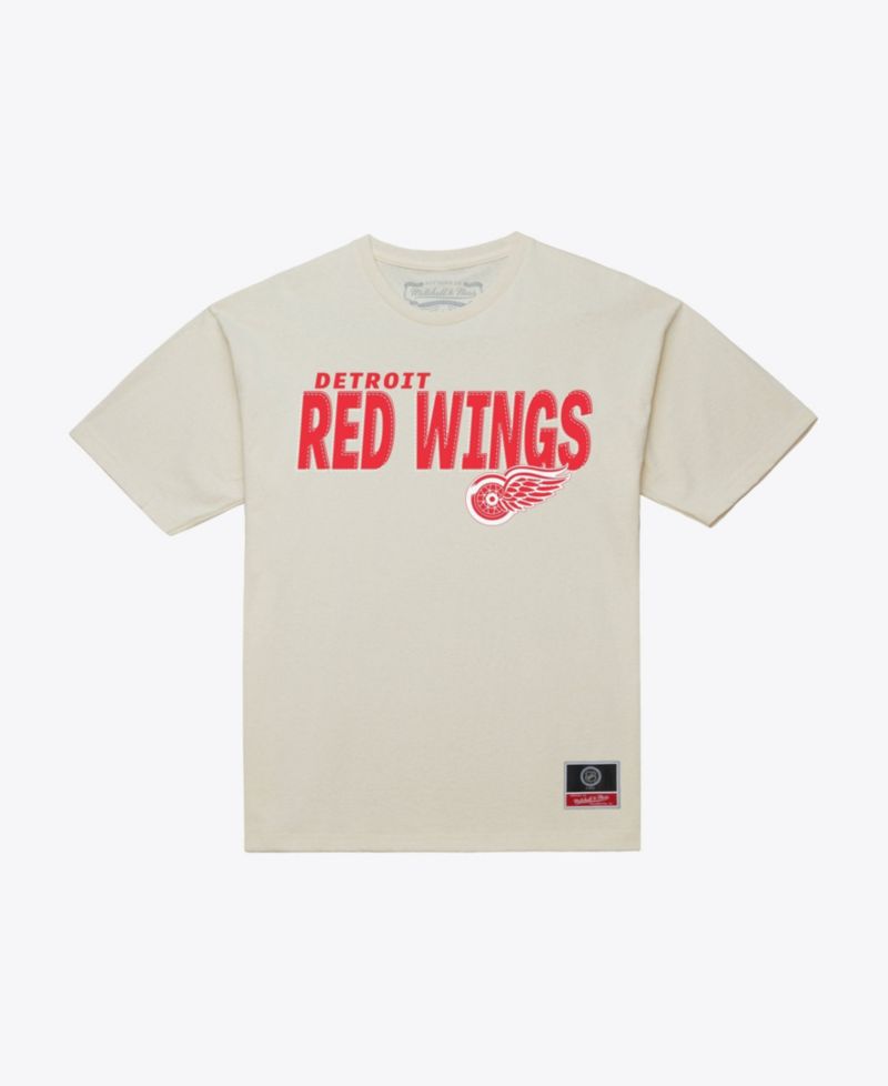 Men's Cream Detroit Red Wings Core Plus T-Shirt