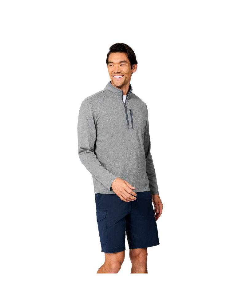 Men's Tech Double Face Quarter Zip Shirt