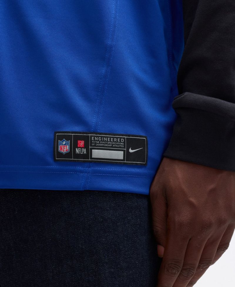 Men's Malik Nabers Royal New York Giants Vapor F.U.S.E. Limited Jersey
