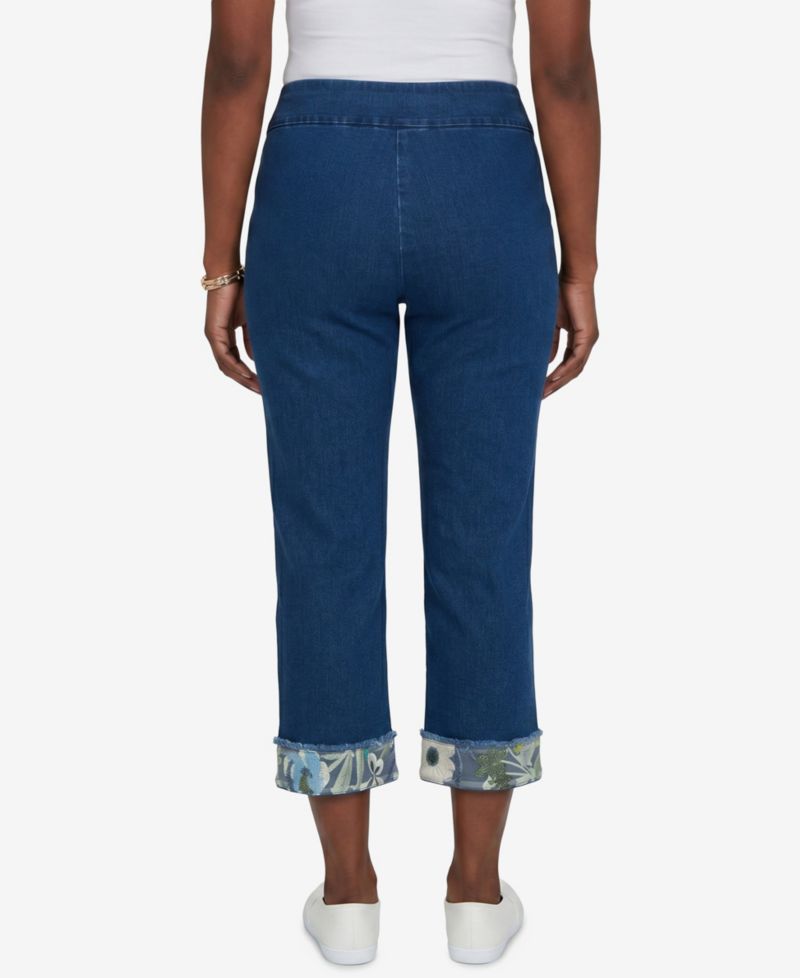 Petite Sequin Embellished Ankle Jeans
