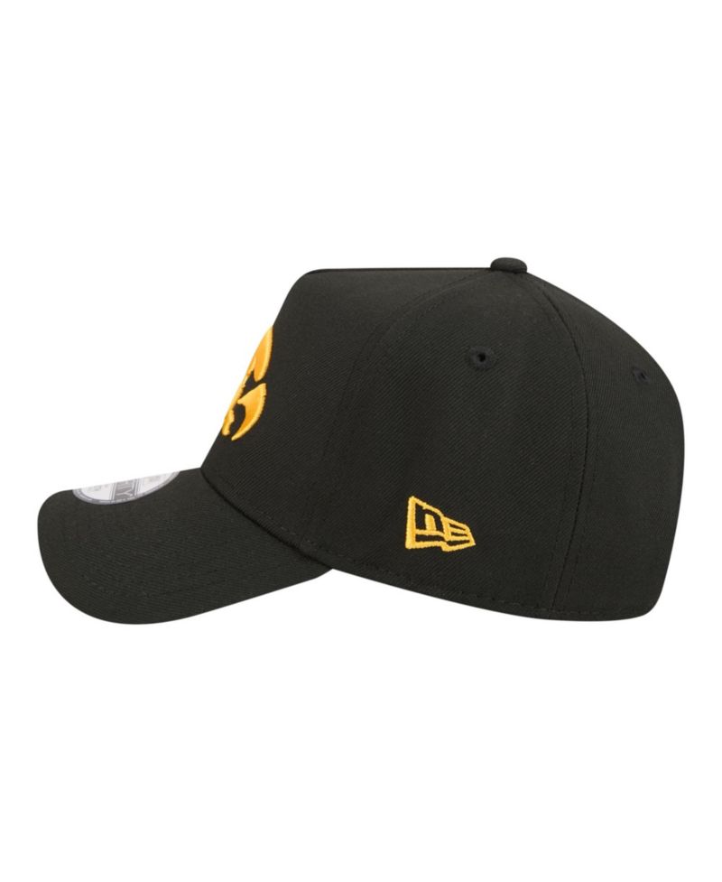 Big Boys and Girls Black Iowa Hawkeyes 9FORTY A-Frame Adjustable Hat