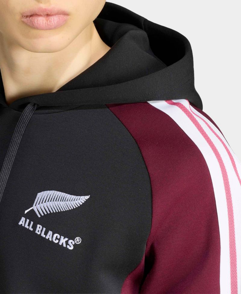 Men's Black/Maroon All Blacks Hoodie