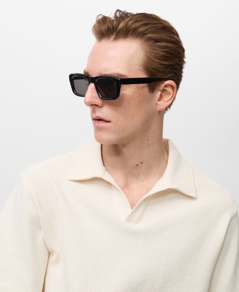 Men's Regular-Fit Textured Polo Shirt