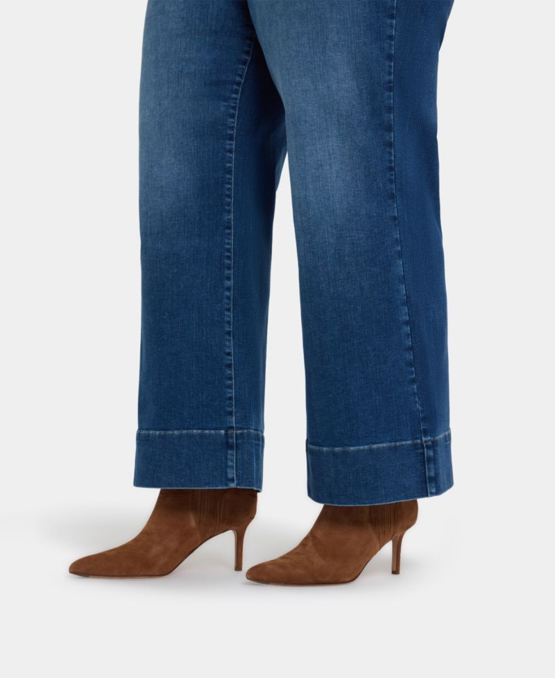Plus Size Teresa Wide-Leg Jeans with Lift Tuck Technology