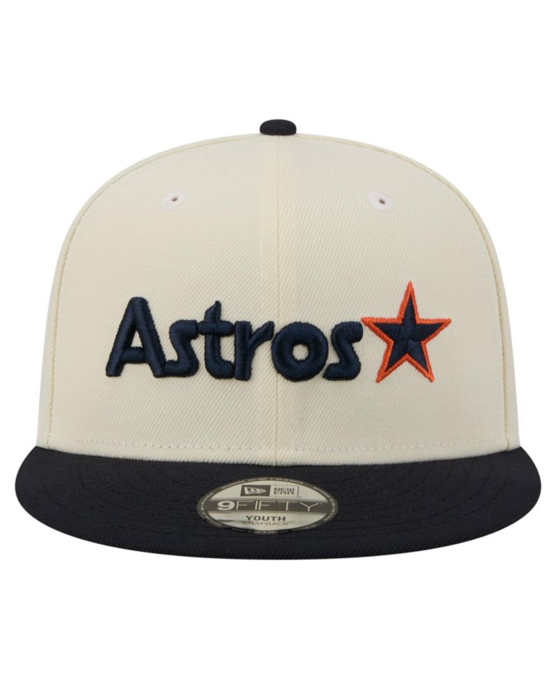 Big Boys and Girls White Houston Astros Two-Tone 9FIFTY Snapback Hat