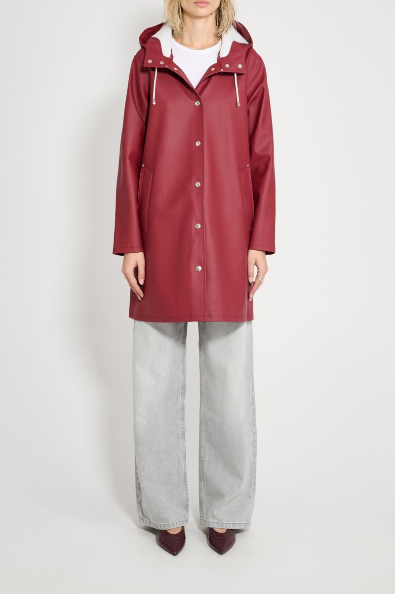 Women's Mosebacke Hooded Long Sleeve Raincoat