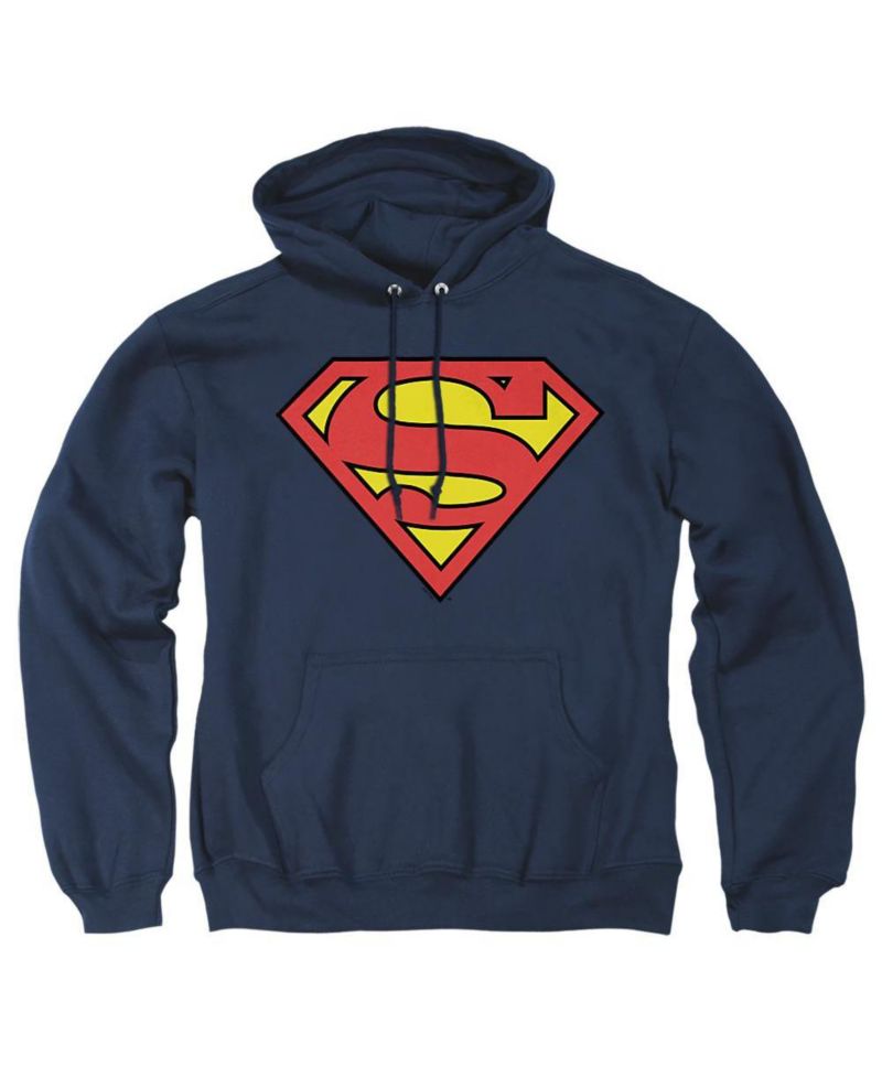 Men's Classic Logo Graphic Kangaroo Pocket Classic-Fit Pull-Over Hoodie