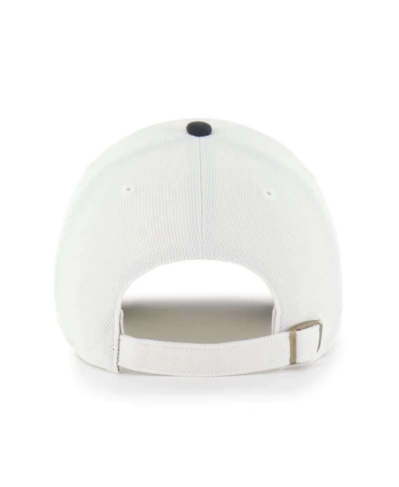 Men's and Women's '47 White/Navy UConn Huskies Pique Patch Clean Up Adjustable Hat