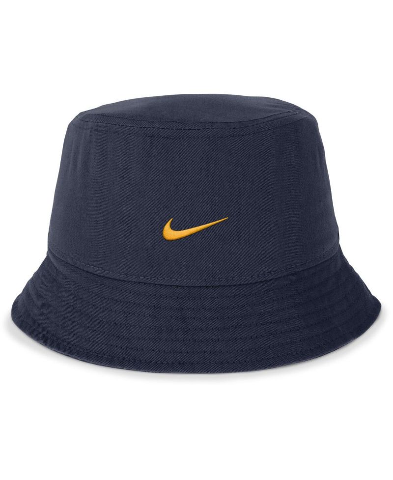 Men's Navy West Virginia Mountaineers Apex Bucket Hat