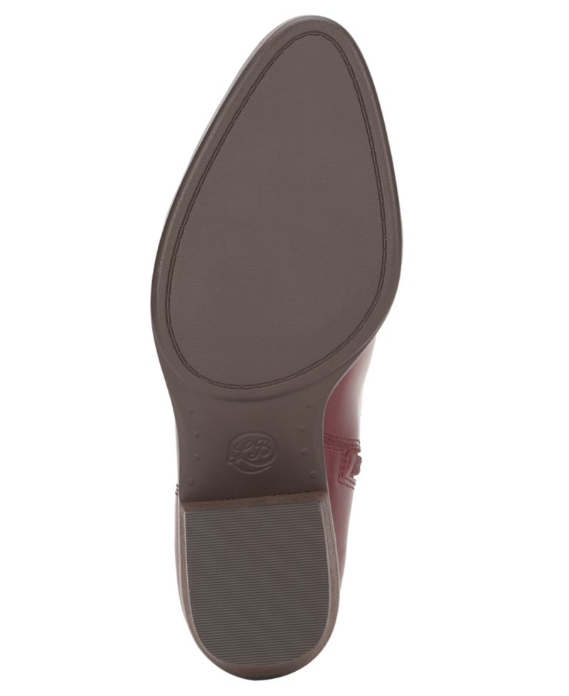 Women's Flara Leather Almond Toe Ankle Booties