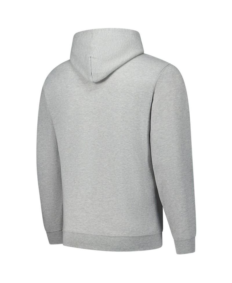 Men's Heather Gray Minnesota Vikings Pullover Hoodie