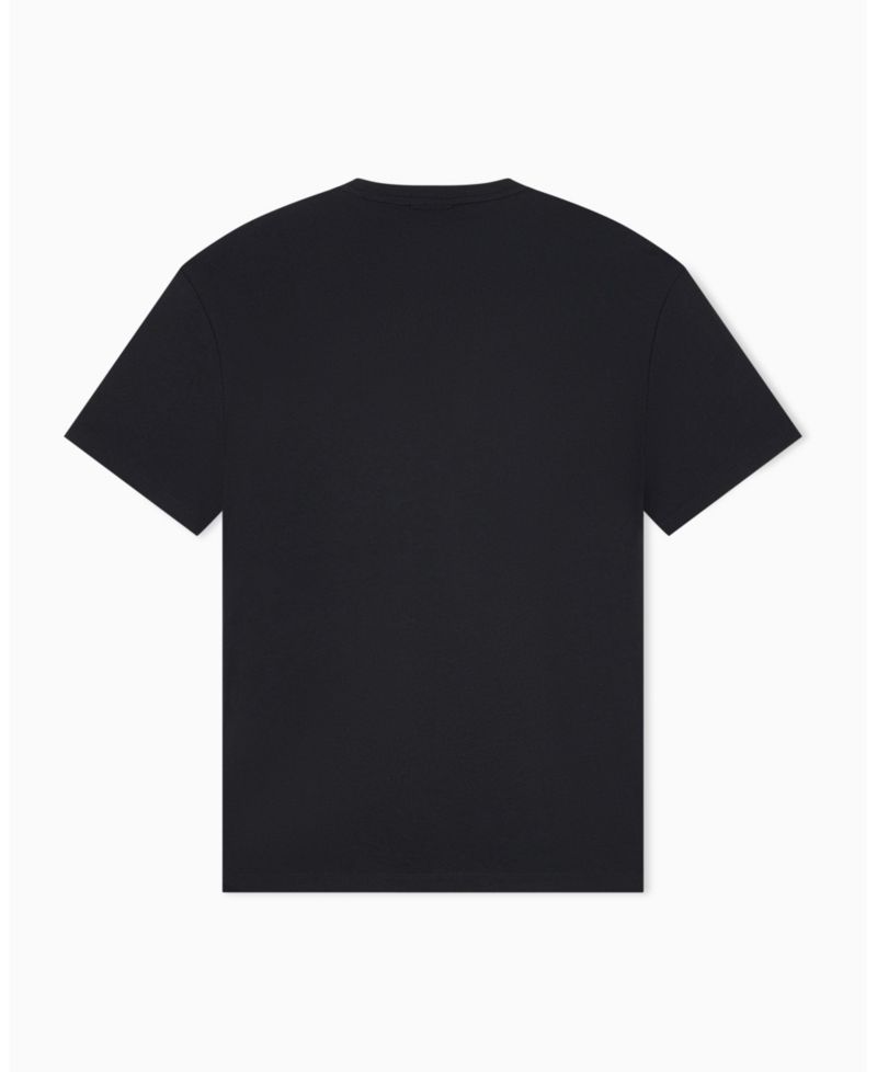 Men's Black And Gold Slim T-Shirt