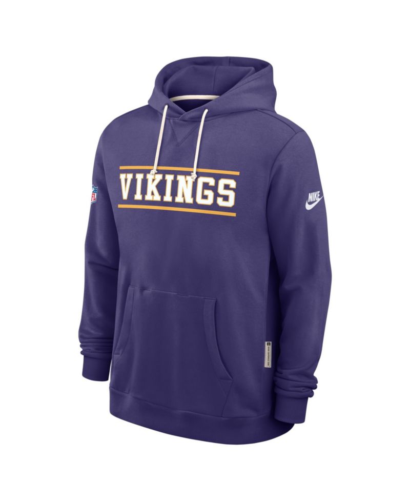 Men's Purple Minnesota Vikings Standard Issue Replay Officials Alternate Dri-FIT Hoodie