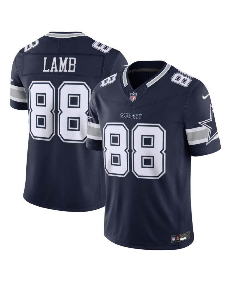 Men's CeeDee Lamb Navy Dallas Cowboys Team Vapor F.U.S.E. Stitched Limited Jersey