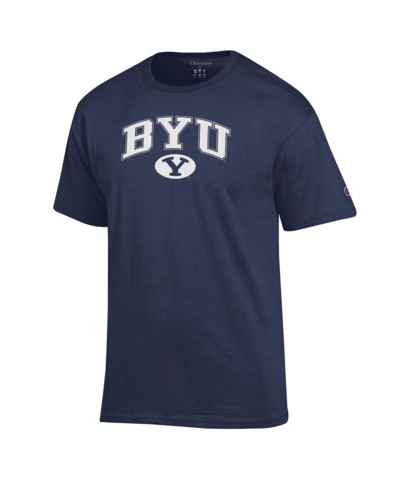 Men's Royal BYU Cougars Arched Logo T-Shirt