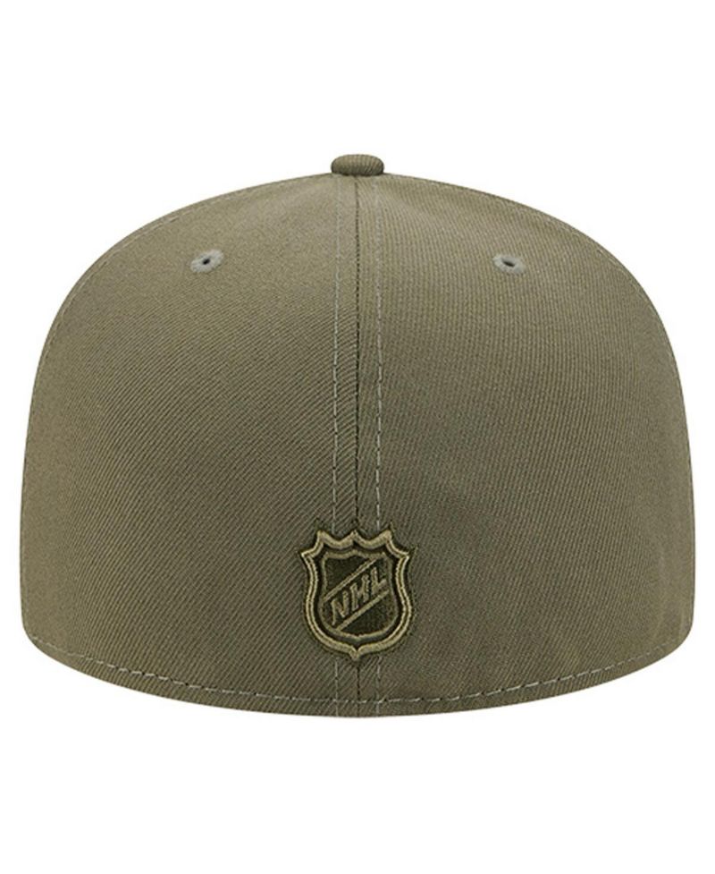 Men's Olive New Jersey Devils Military Appreciation Flag 59FIFTY Fitted Hat