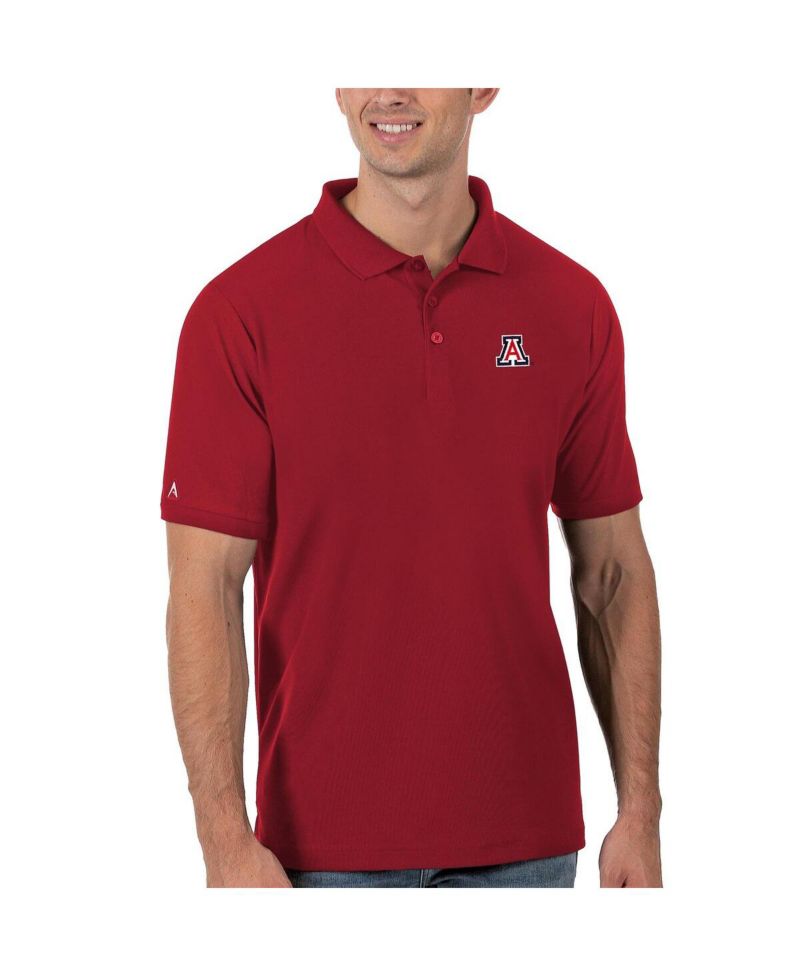 Men's Red Arizona Wildcats Legacy Pique Polo