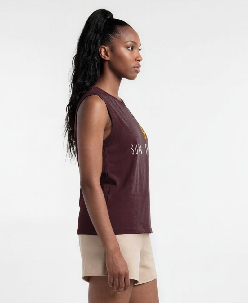 Women's Maroon Arizona State Sun Devils Lifestyle Tank Top