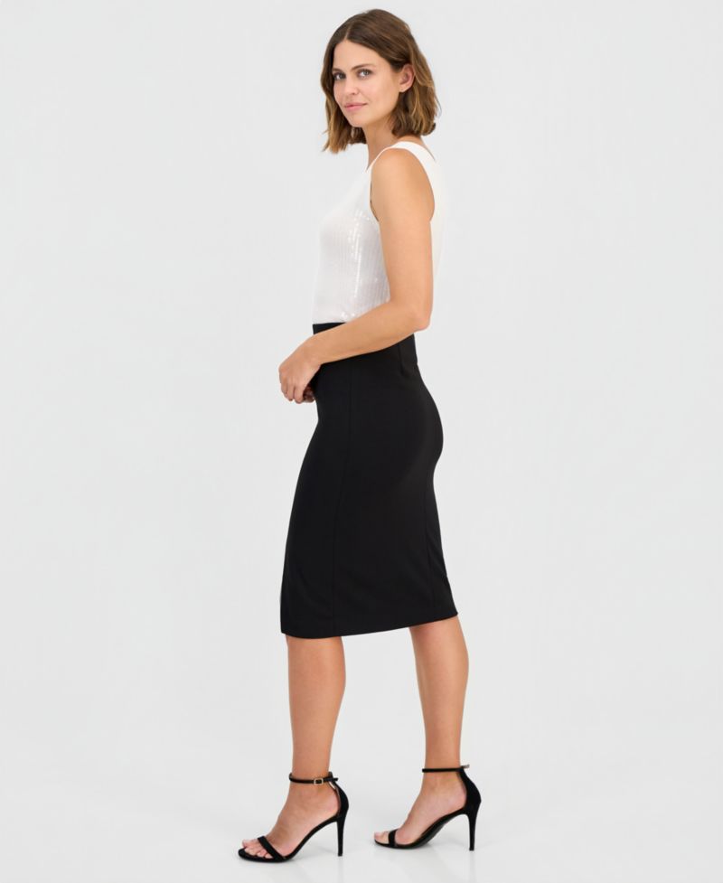 Women's Pull-On Jersey Pencil Skirt