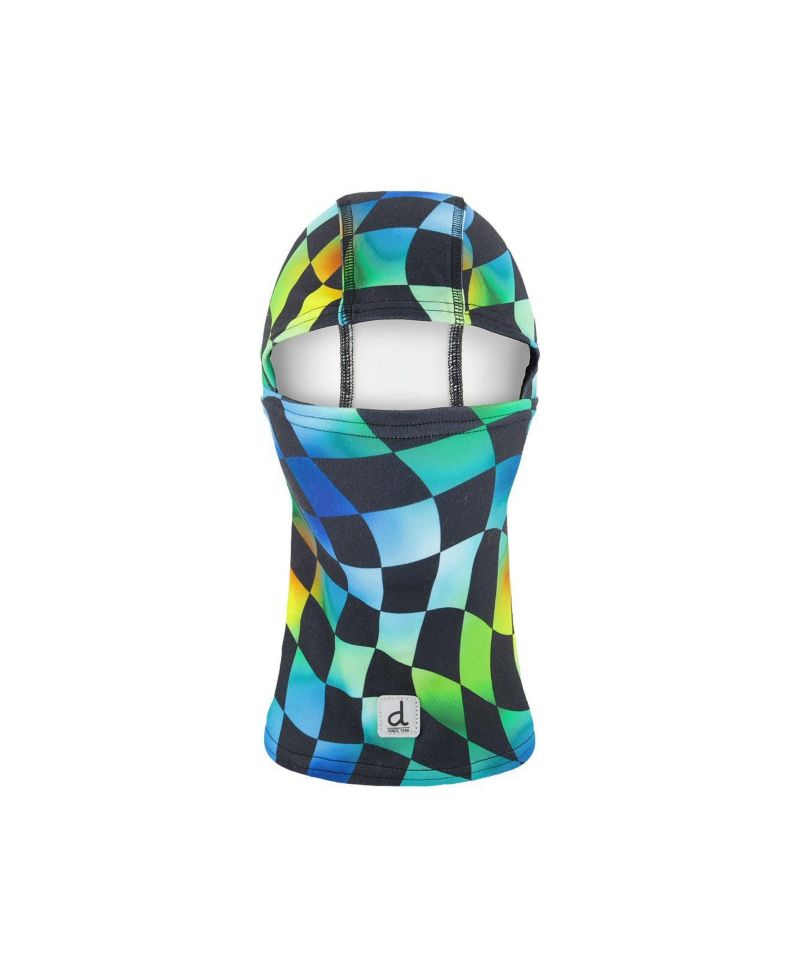 Little and Big Boy(5-14) Brushed Jersey Balaclava Checkered Print