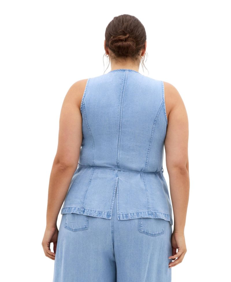 Women's Plus Size Evani Soft Denim Vest