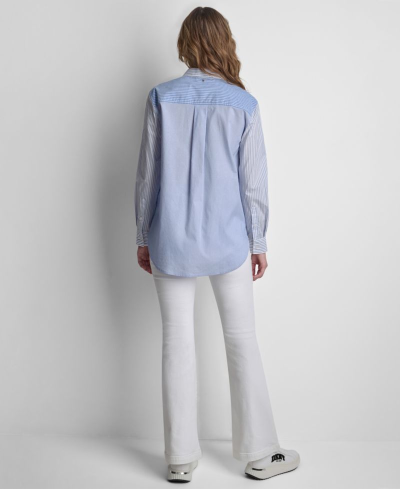 Women's Long-Sleeve Poplin Classic-Fit Shirt